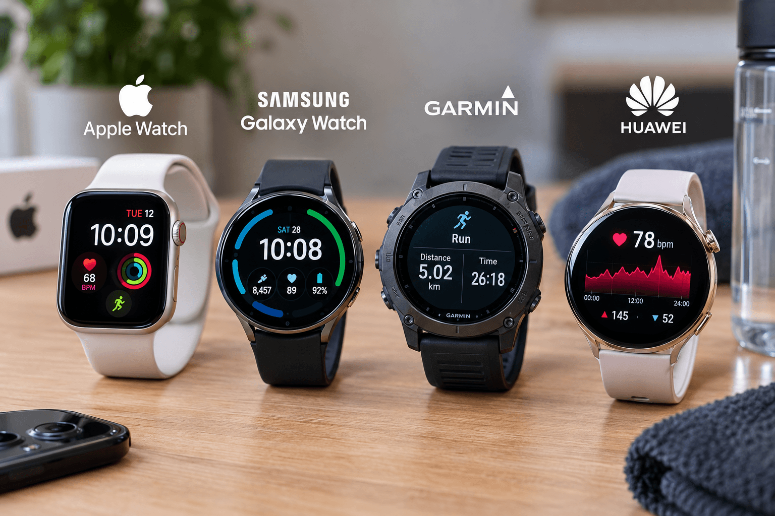 Apple Watch, Galaxy Watch, Garmin atau Huawei: Pelajari Sebelum Dibeli