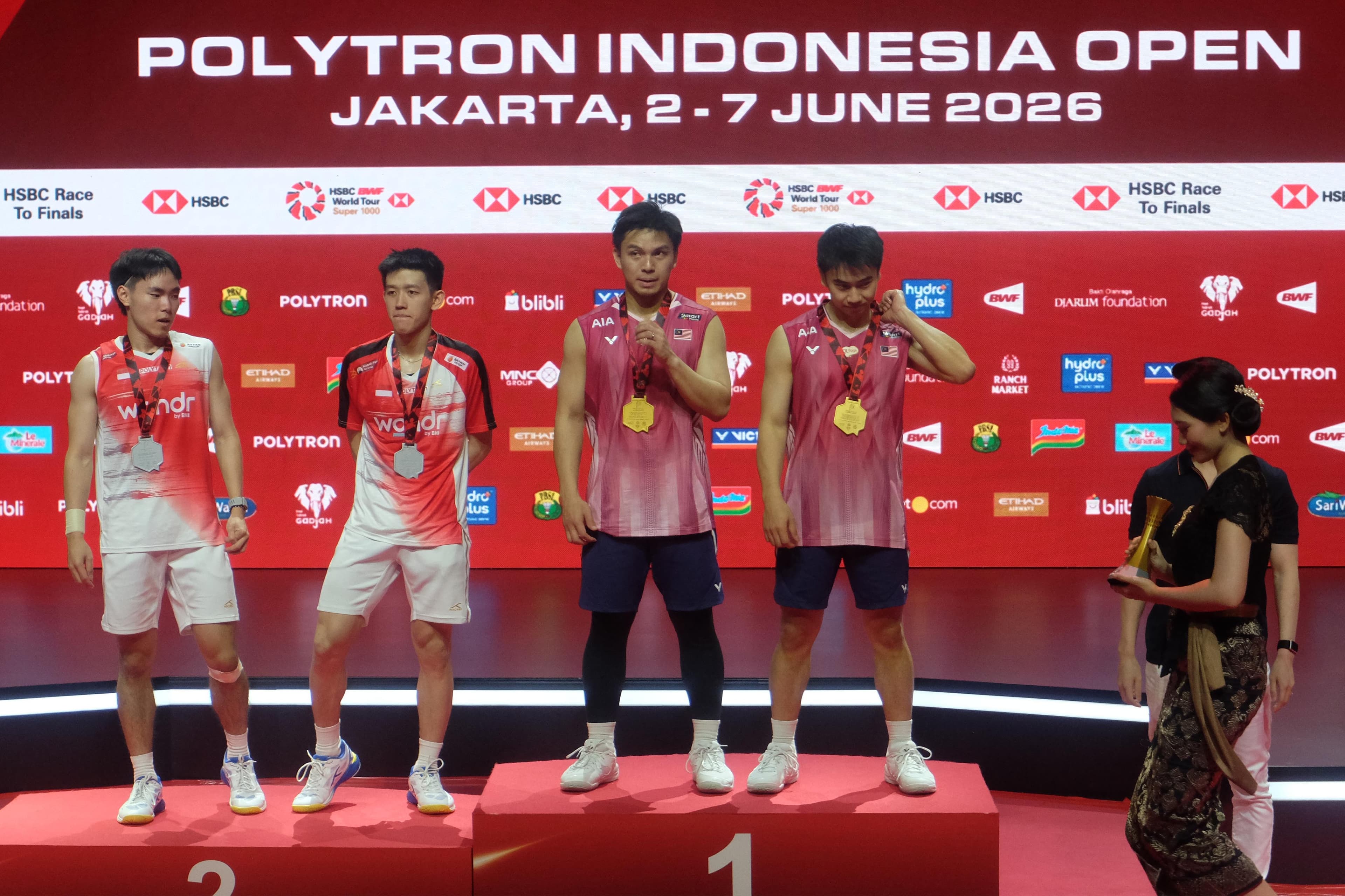 Sah: Goh Sze Fei/Nur Izzuddin Juara Indonesia Open 2026, Taklukkan Wakil Indonesia dalam Tiga Game