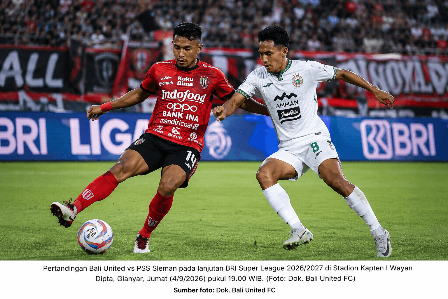 Prediksi Skor Bali United vs PSS Sleman di Super League 2026/2027: Serdadu Tridatu Diunggulkan di Kandang